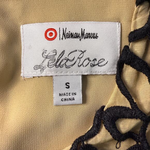 Neiman Marcus Lela Rose for Target Women's Crochet Lace Top Size S Silk Luxury - Picture 4 of 6